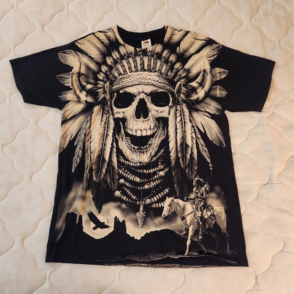 Indian Skull Chief T-Shirt